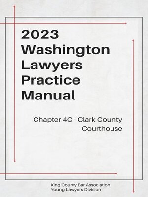 cover image of Washington Lawyers Practice Manual Chapter 4C
